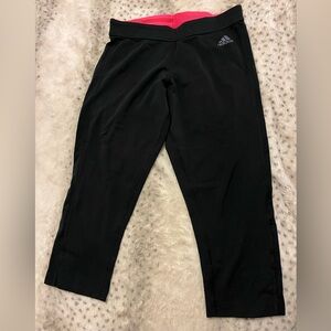 Adidas Black and pink Leggings